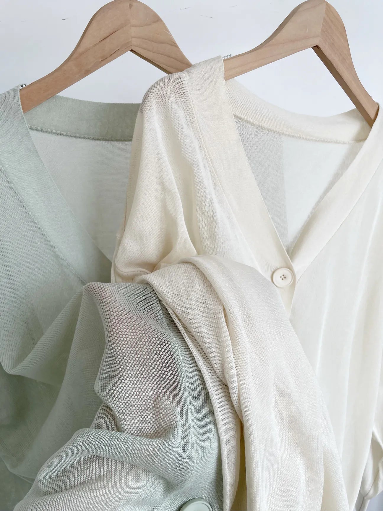 Oversized Sheer Ice Silk Sun-Protection Cardigan(Mint)