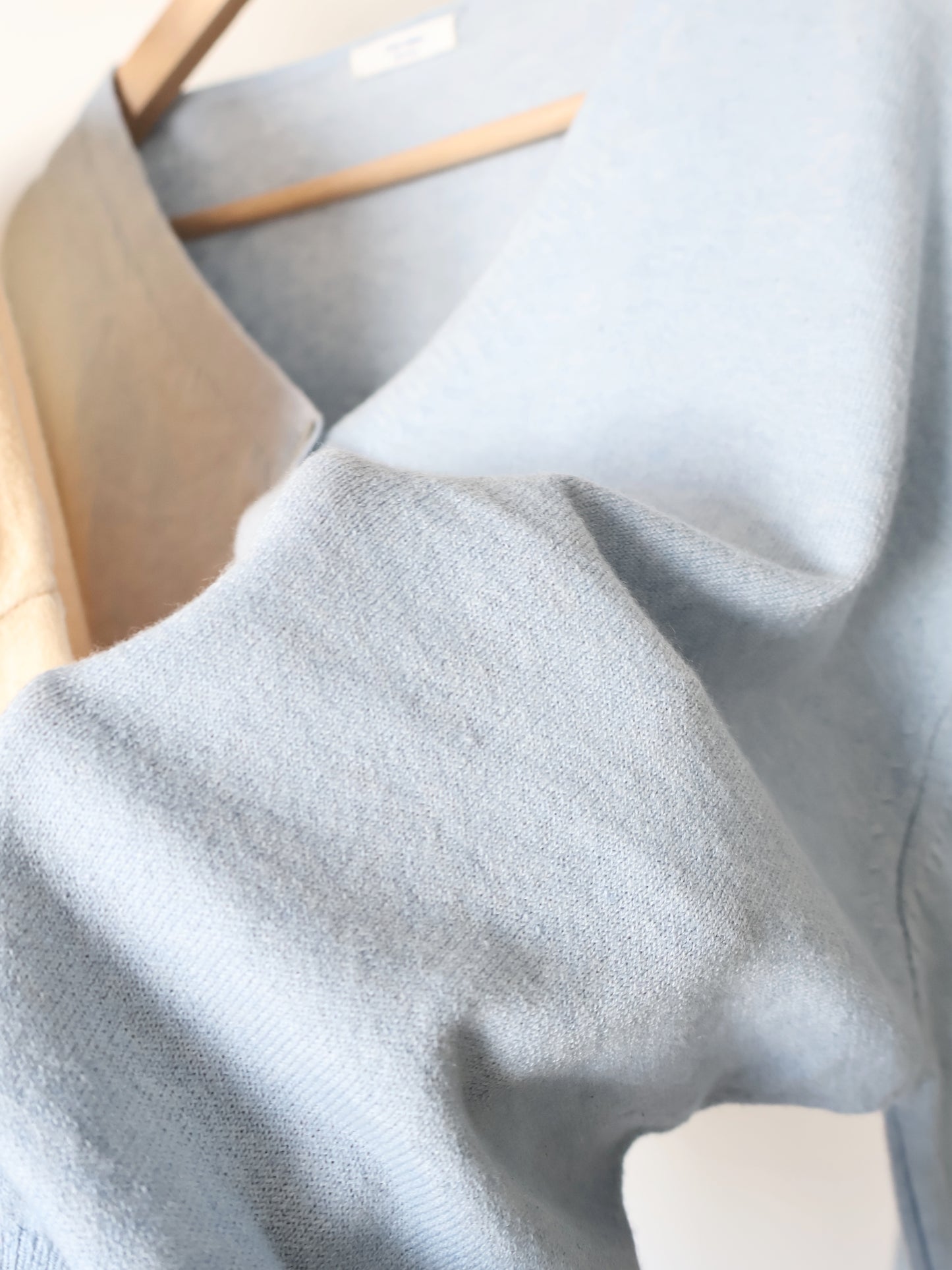 Premium Italy Cotton🇮🇹 Silver Badge Cardigan(Sky blue)