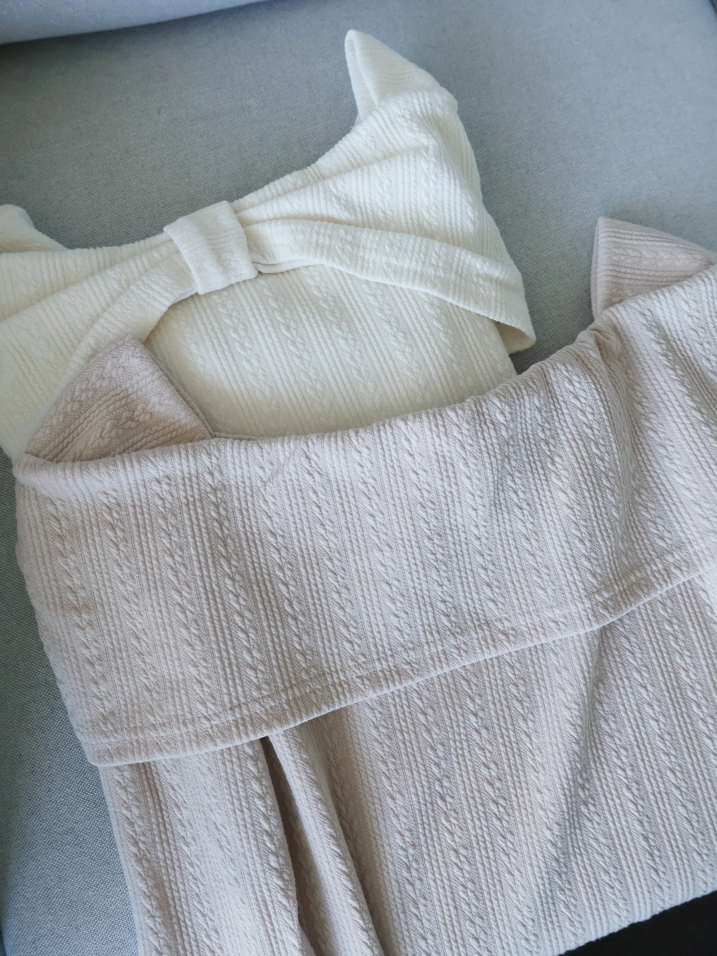 Romantic Bowknot Top(Beige)