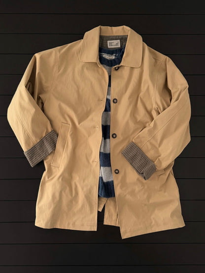 Plaid-lined Trench Coat(3 colors)