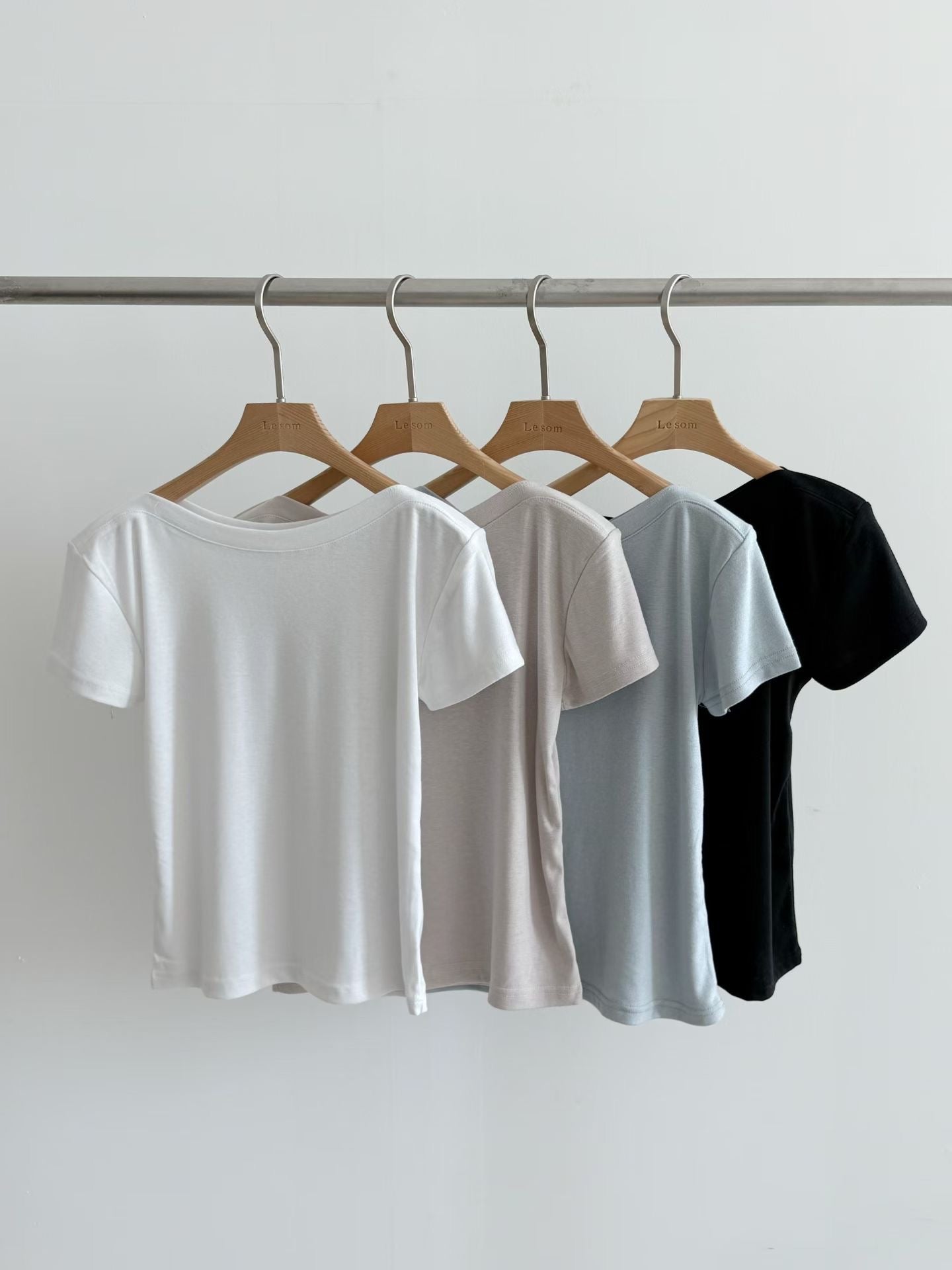 Elegant Boatneck Ultra-Smooth Tee(4 Colors)
