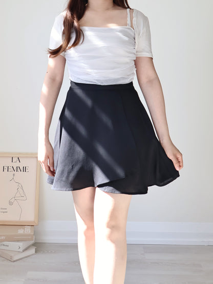 Ethereal Sheer Double-Strap Layering Top(Light Grey)