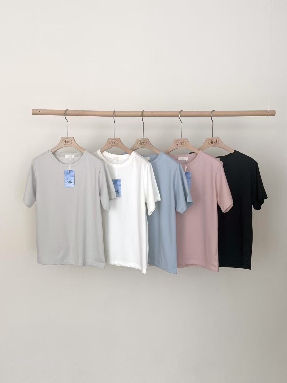 Ice-Cool Touch Round Neck Tee(5 colors)
