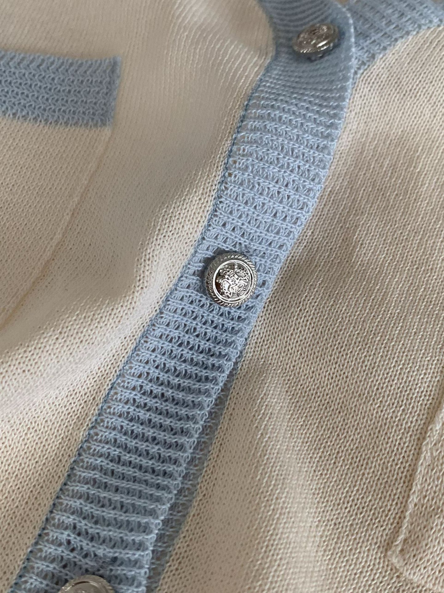 Frenchy Coco Embossed Buttons Knit Top(3 Colors)
