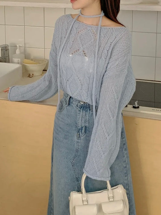 [25% WOOL] Lori Cable Knit Boat Neck Sweater(5 colors)