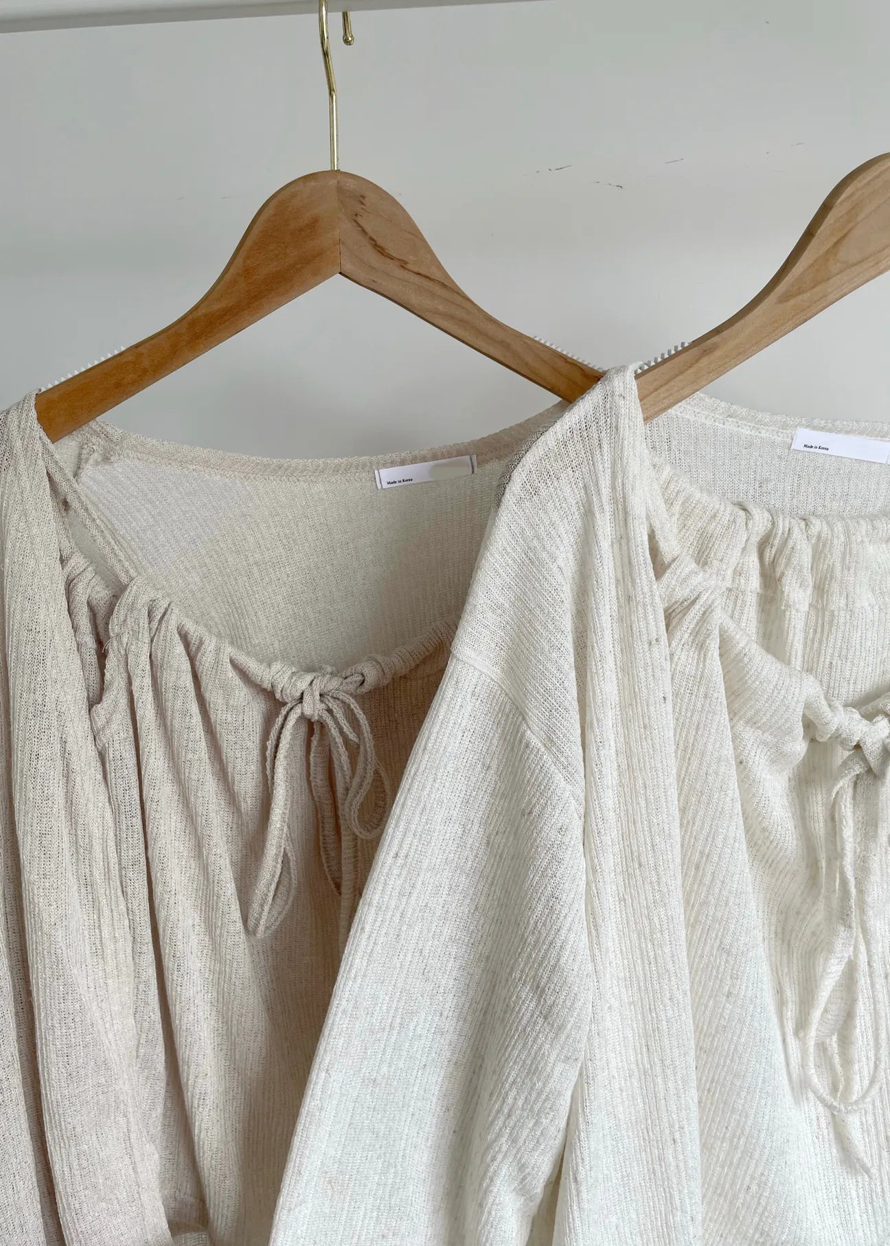 Airy Relaxed Linen Cami & Cardigan 2-Piece Set(Beige)