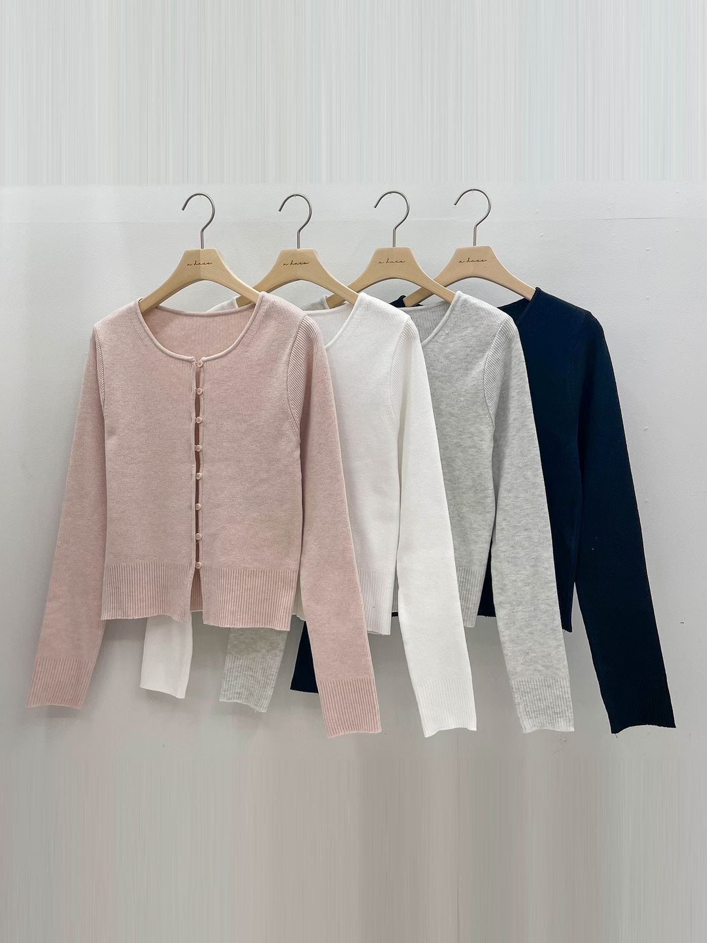Layered Button-Knit Top(4 colors)
