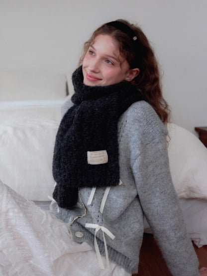 [Renny Rennie] 10% Wool！Fluffy Puppy Muffler(6 colors)