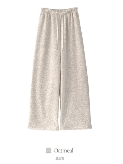 Winter Essential❄️Extra Warm Fleece Loose Pants(Oatmeal)