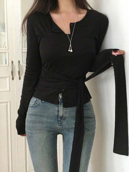 Layered Tube Top & Cardigan 2-Piece Set(3 colors)