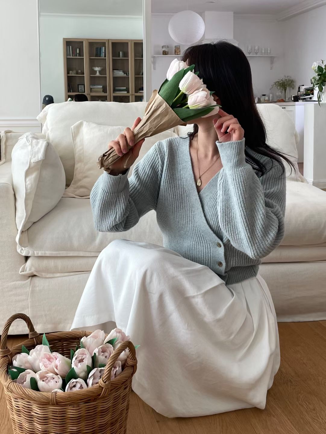 Spring V-neck Cardigan(4 colors)