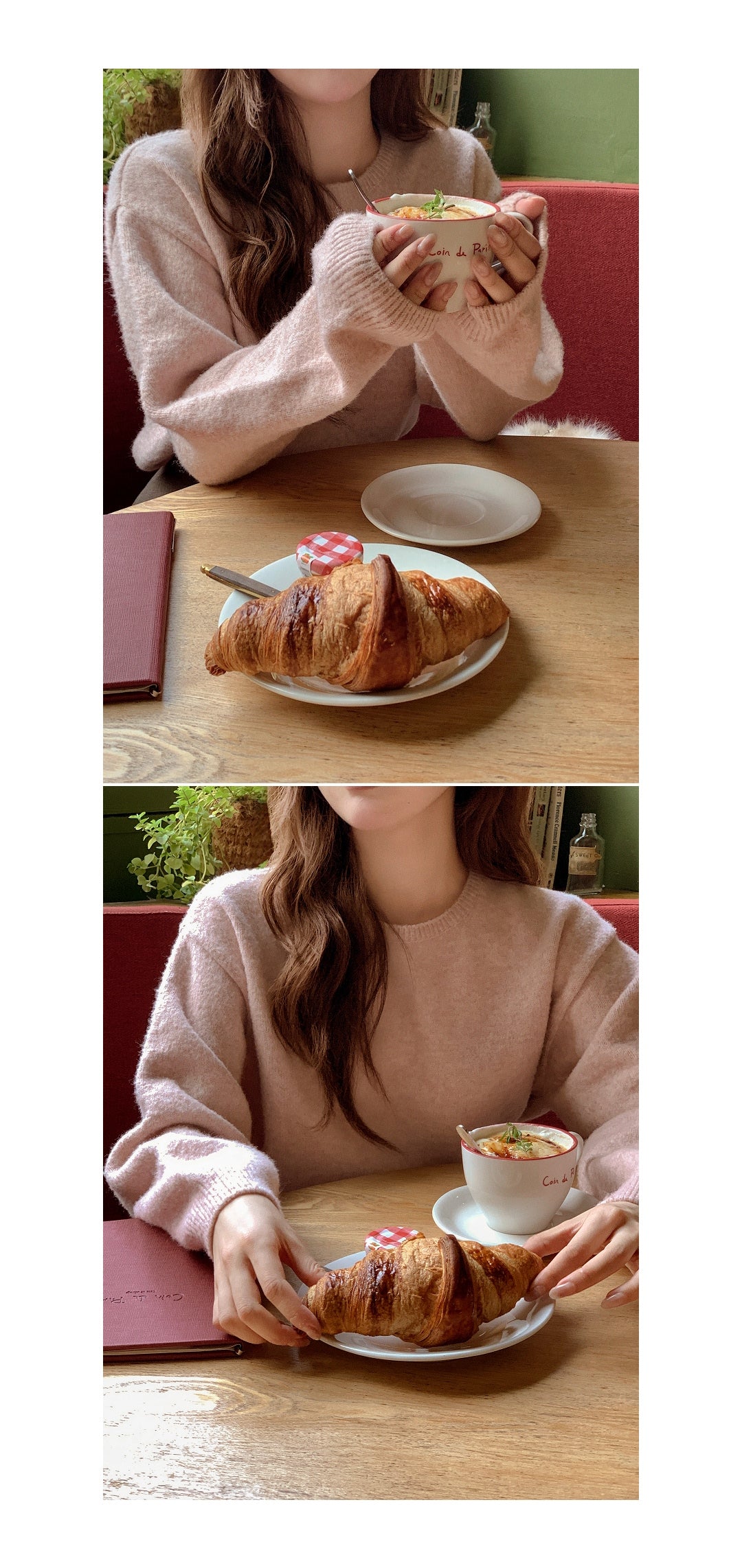 Round Neck Marshmallow Lambswool Sweater(10 Colors)