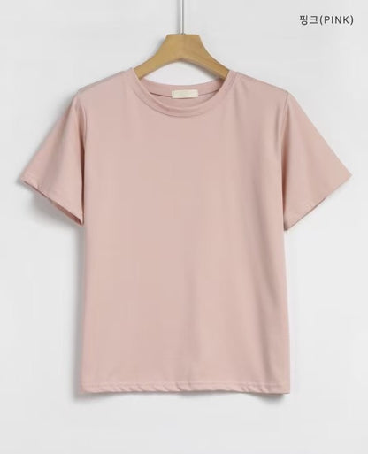 Ice-Cool Touch Round Neck Tee(5 colors)