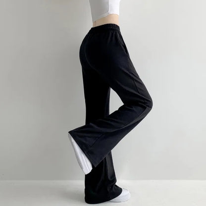 [3 Lengths] Everyday Bootcut Sweatpants(Black)