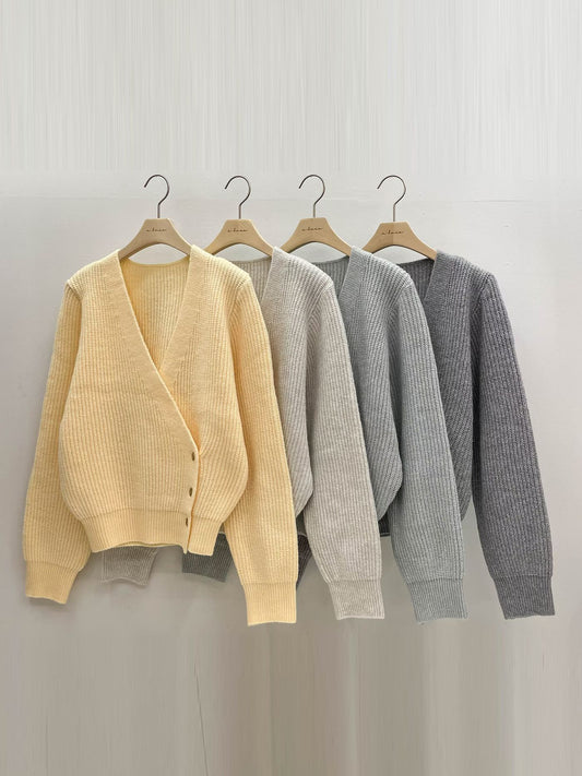 Spring V-neck Cardigan(4 colors)