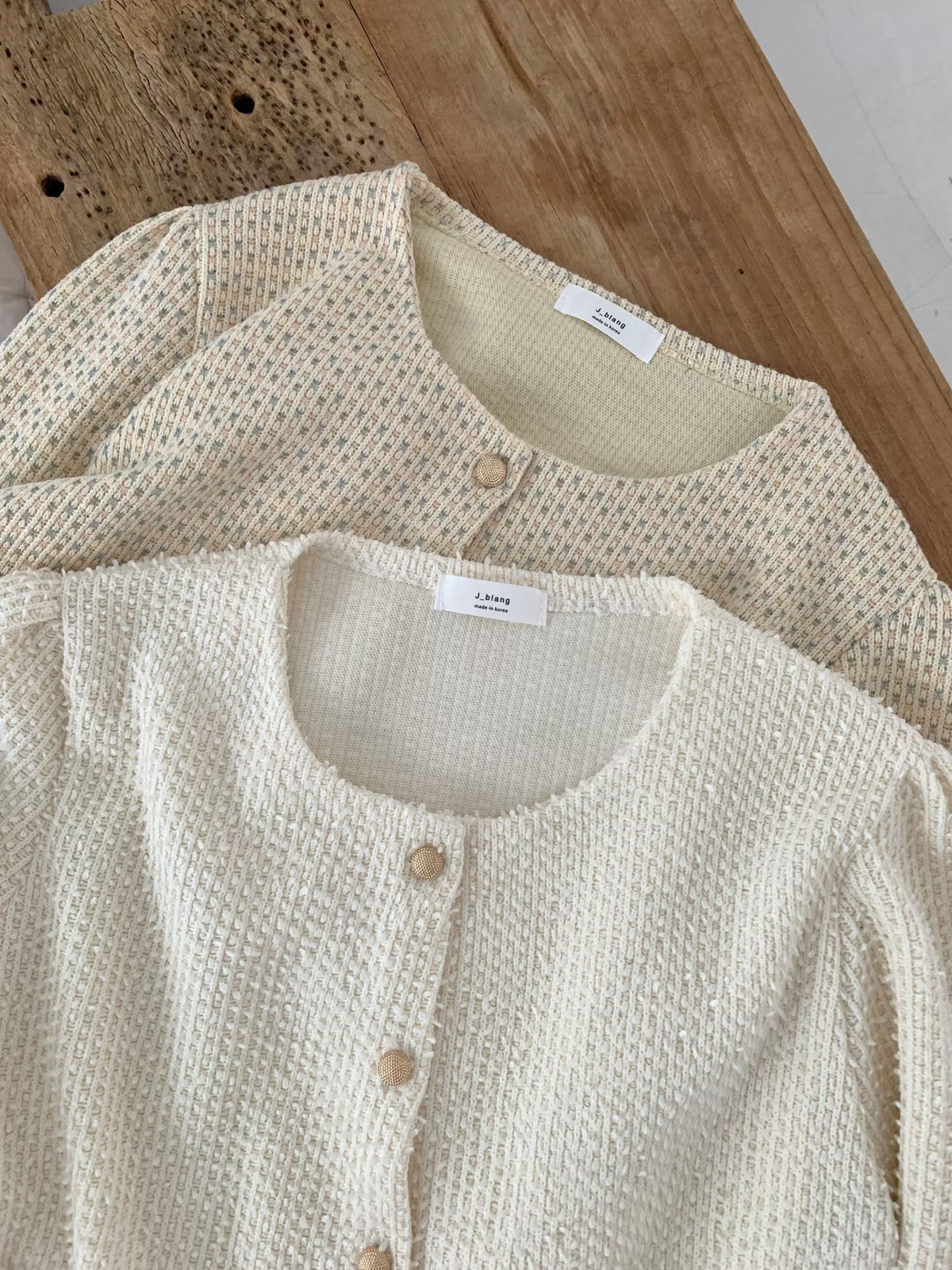 Snowflake Tweed Jacket(2 colors)