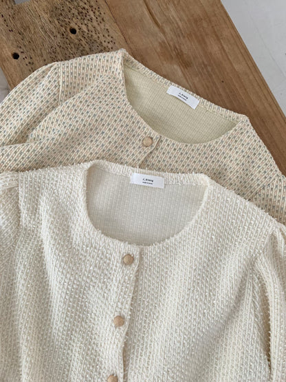 Snowflake Tweed Jacket(2 colors)