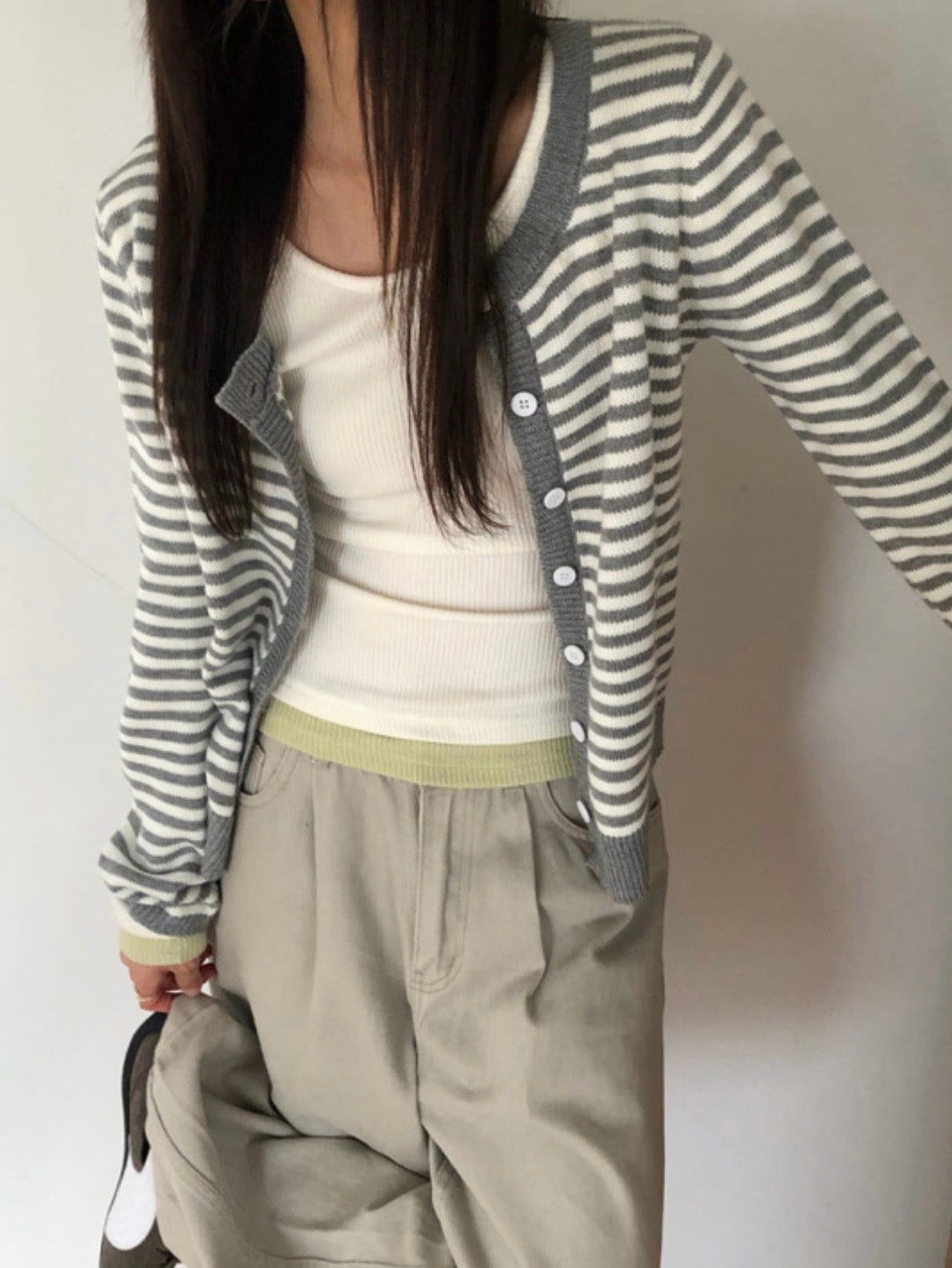 Dual Layered Slim Fit Top(4 colors)