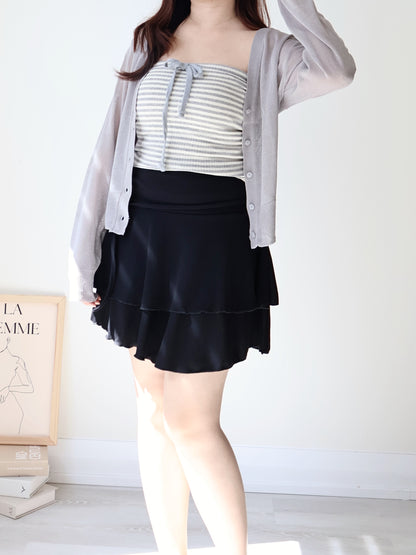 Featherlight Airy Ice-Silk UV-Block Knit Cardigan(Grey)