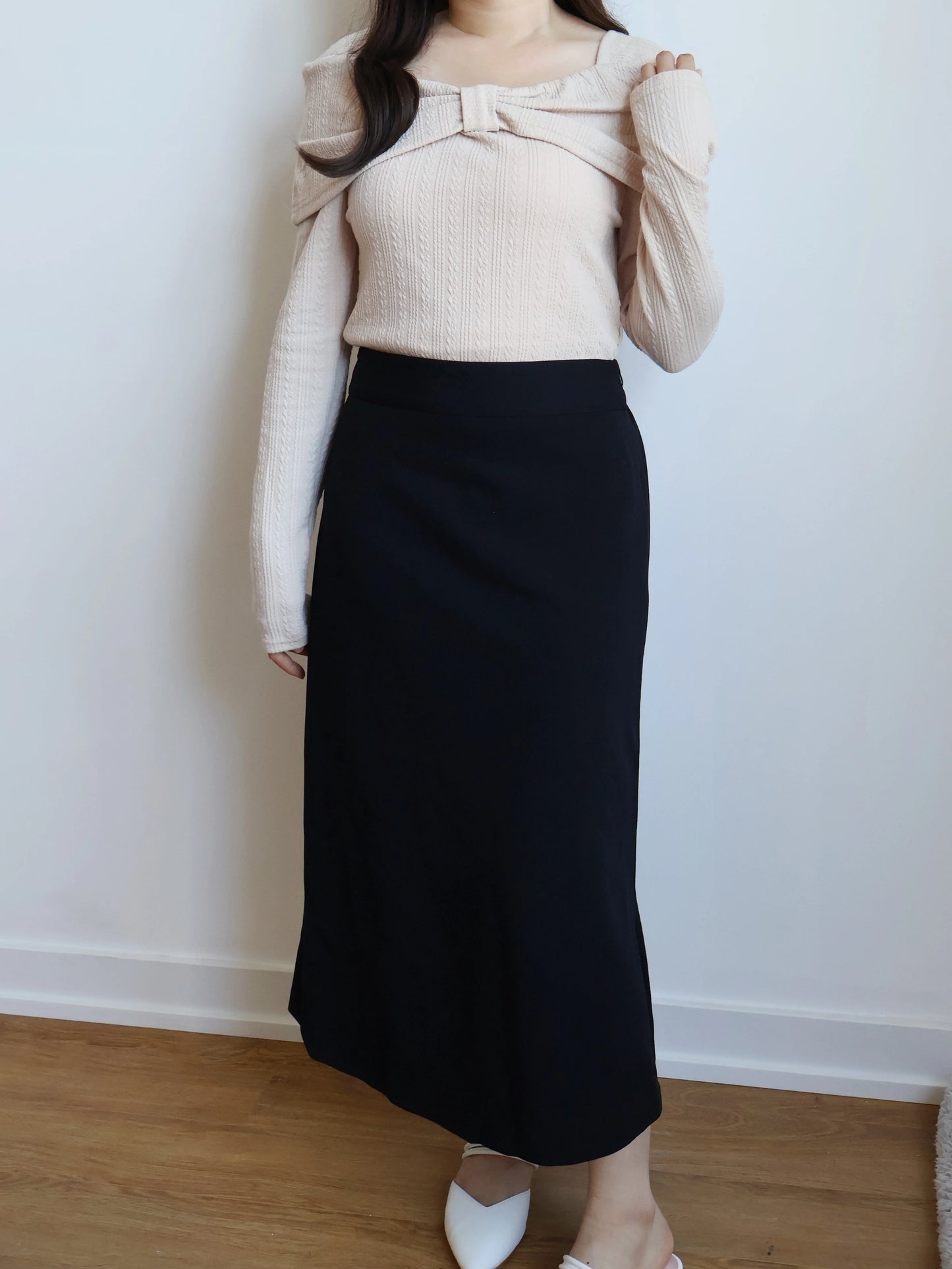 Romantic Bowknot Top(Beige)