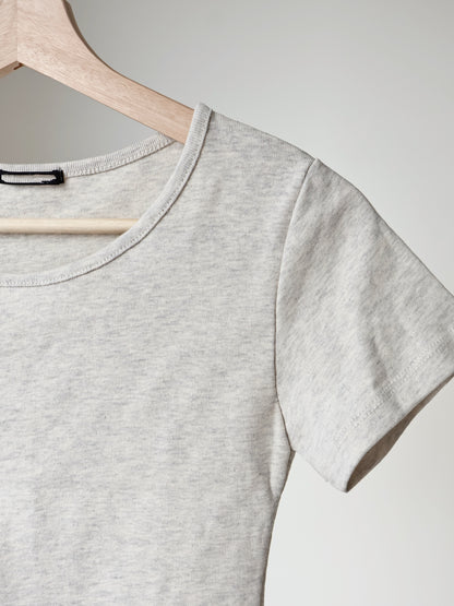 Everyday Breathable Waist-Contour Cotton Tee(4 colors)