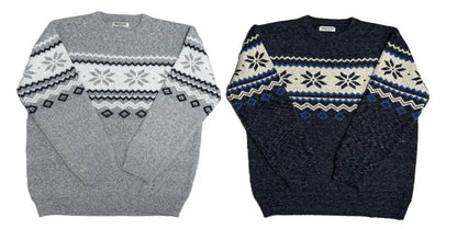 Nordic Snowflake Pattern Sweater