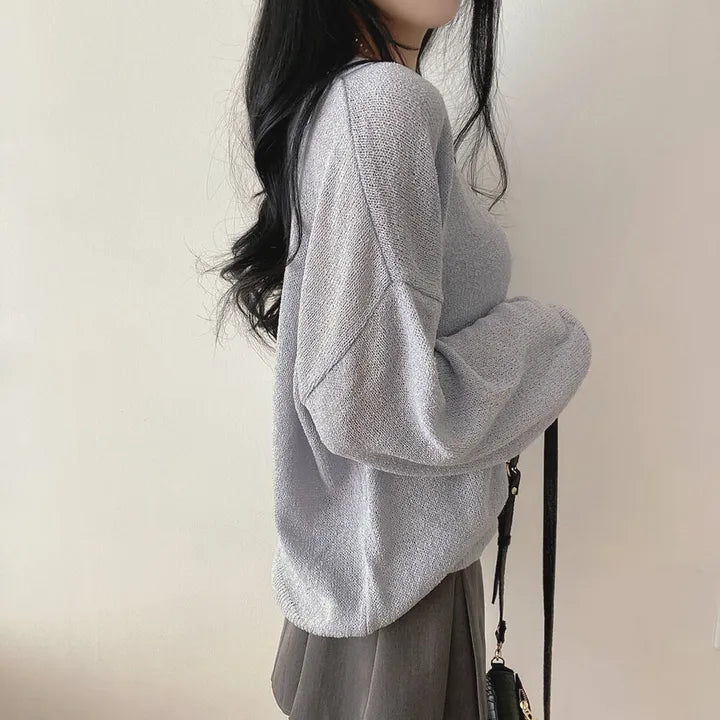 Daily Loose Fit Boucle Cardigan(5 colors)