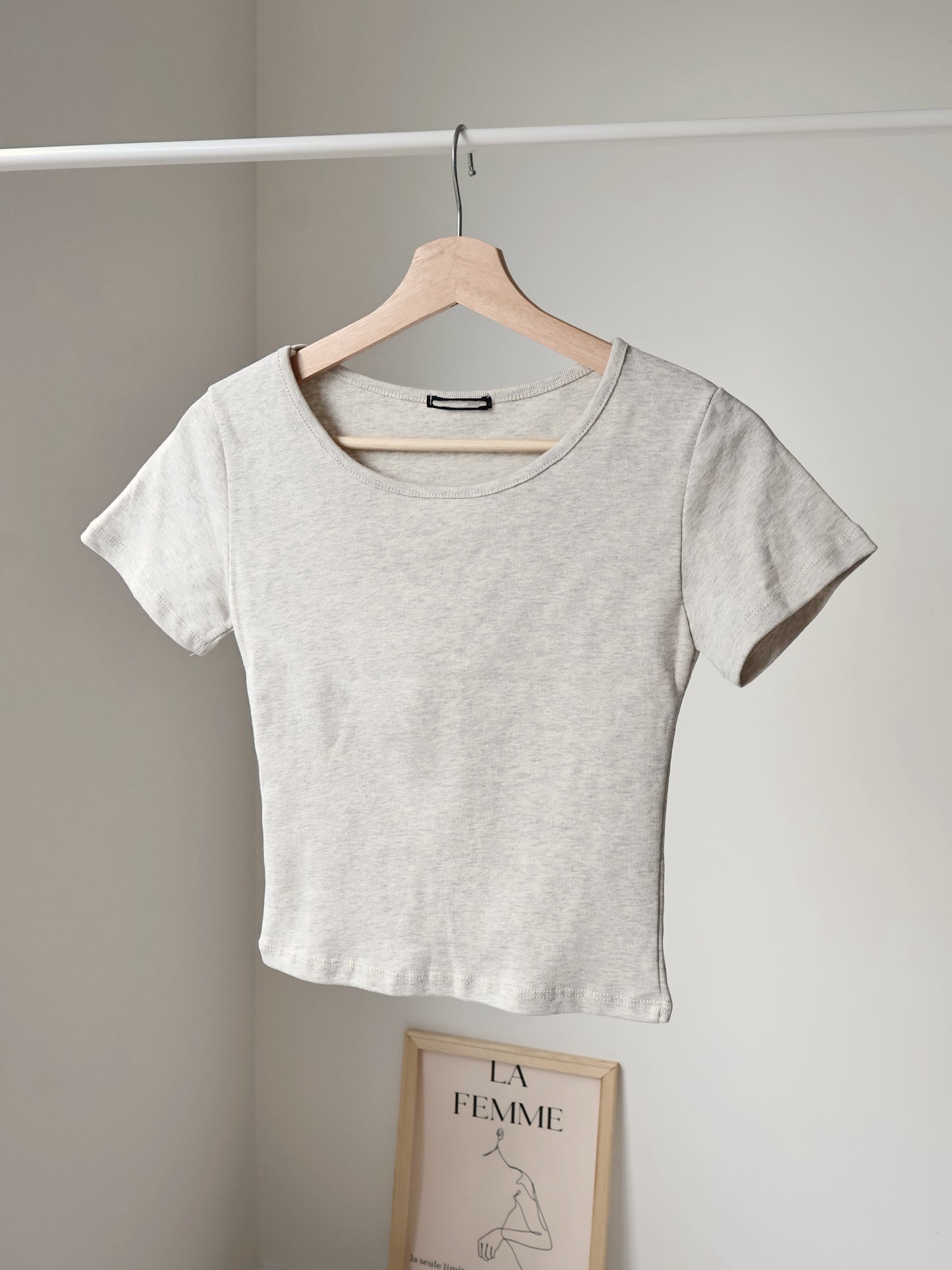 Everyday Breathable Waist-Contour Cotton Tee(4 colors)