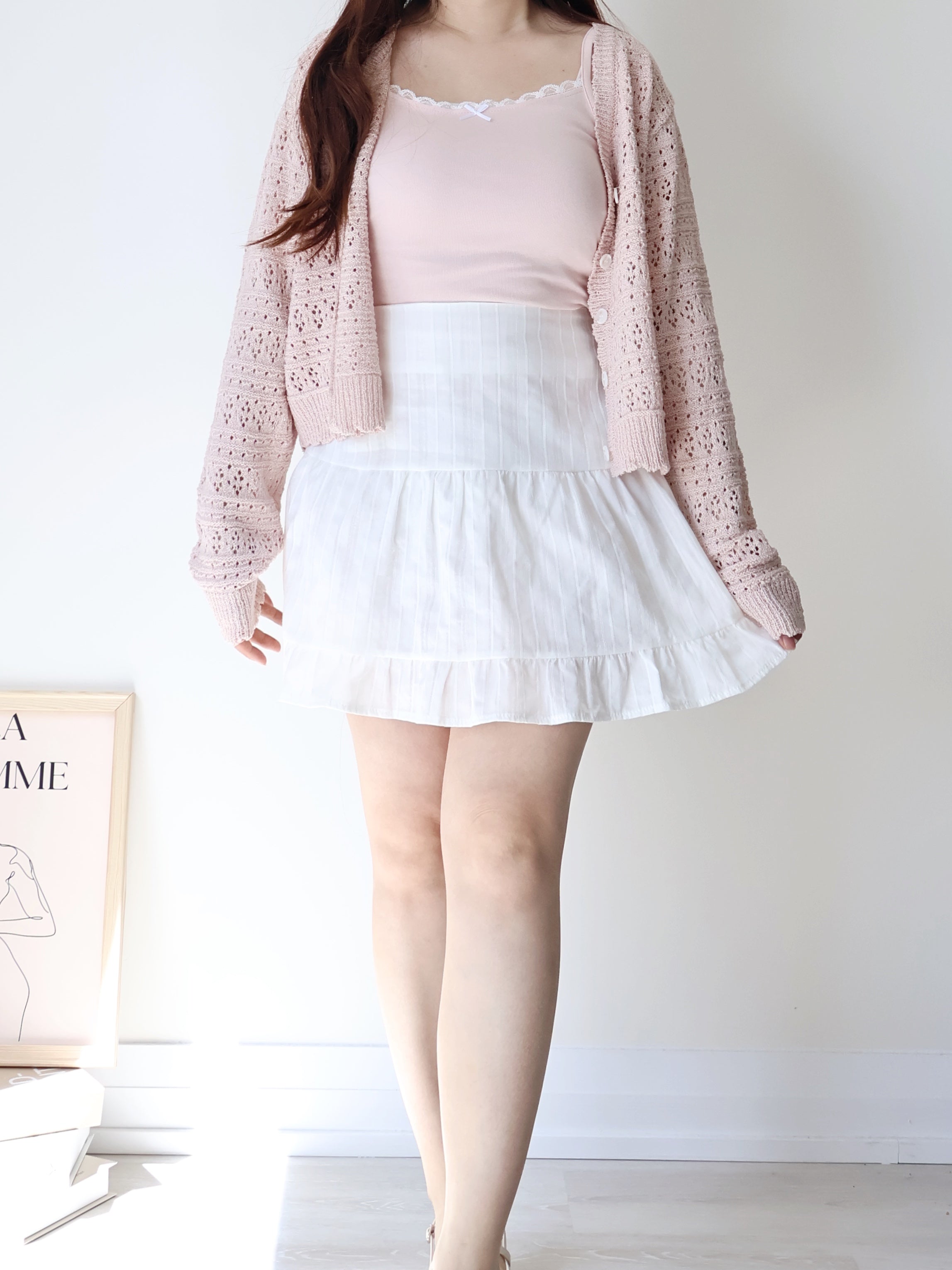 Frenchy Jacquard Airy Tiered Mini Skirt(2 Colors) – Vendredii.ca