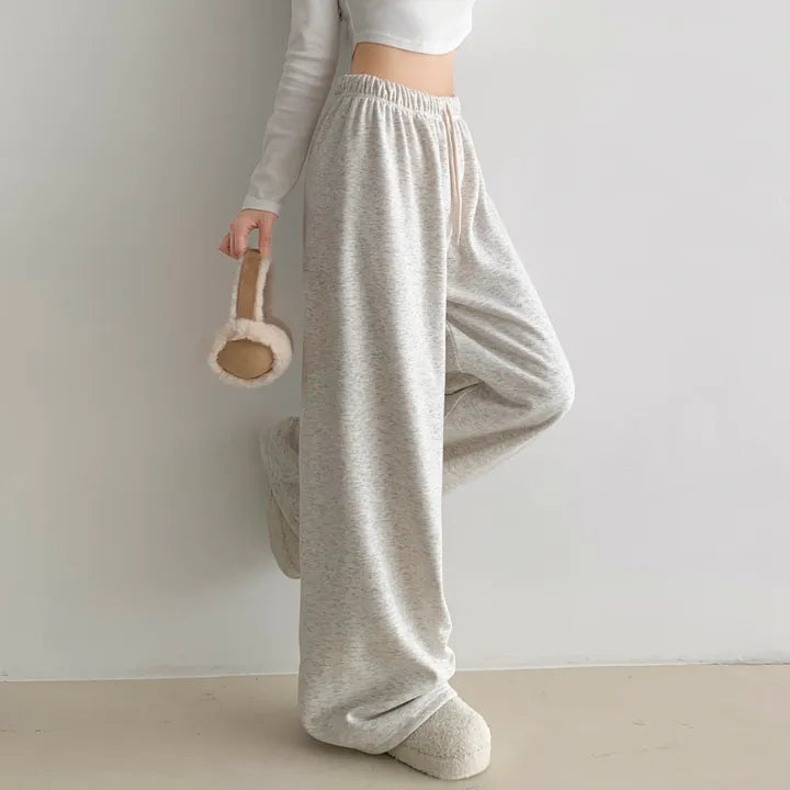 Winter Essential❄️Extra Warm Fleece Loose Pants(Oatmeal)