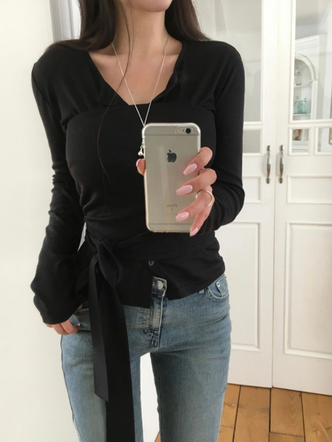 Layered Tube Top & Cardigan 2-Piece Set(3 colors)