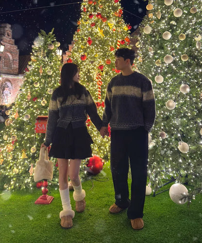 Winter Nordic Snowflake Cardigan