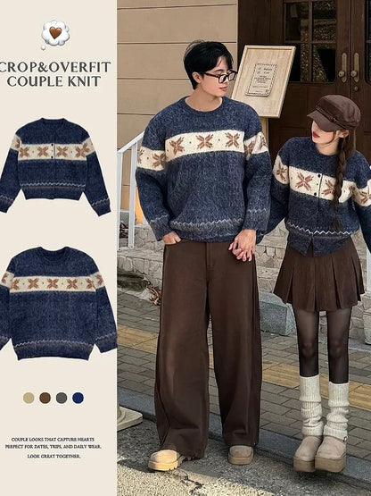 Winter Nordic Snowflake Sweater