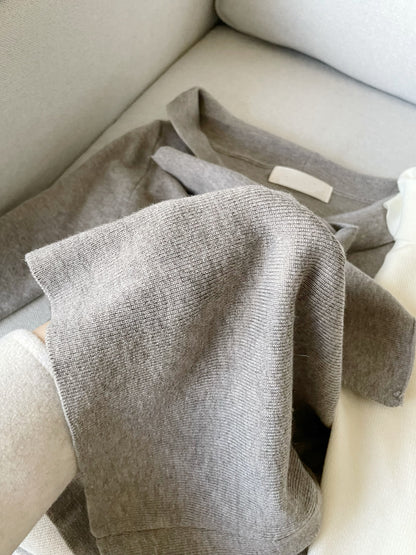 Frenchy Sailor Collar Sweater(Oatmeal Brown)