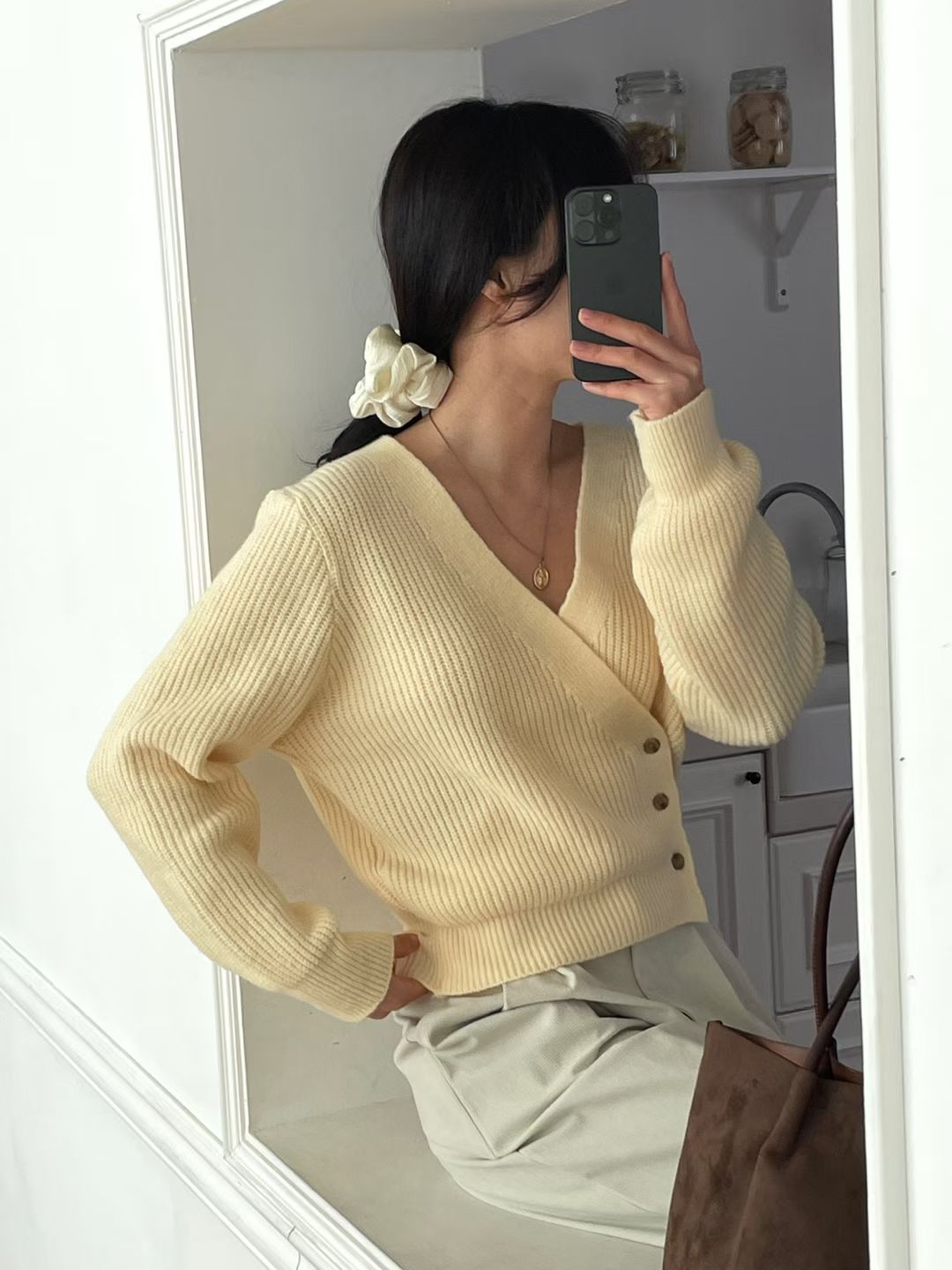 Spring V-neck Cardigan(4 colors)