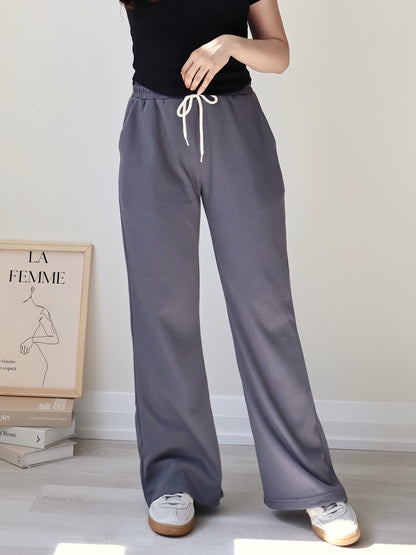 [3 Lengths] Everyday Bootcut Sweatpants(Charcoal)