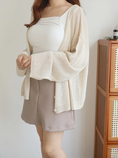 Relaxed Fit Breezy Knit Cardigan(5 colors)