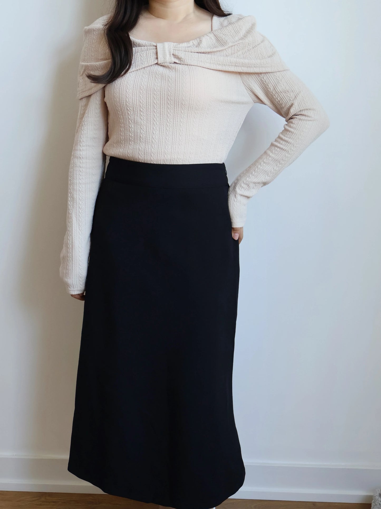 Romantic Bowknot Top(Beige)