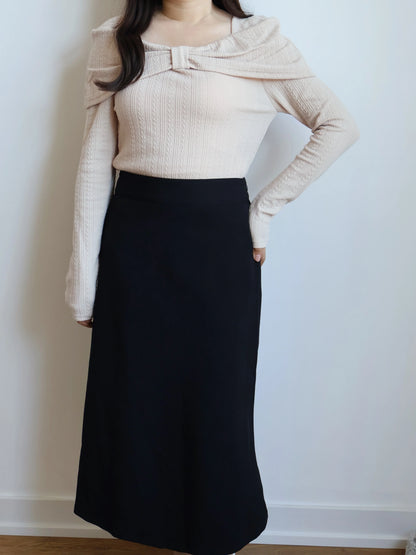 Romantic Bowknot Top(Beige)