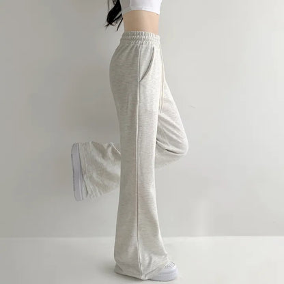 [3 Lengths] Everyday Bootcut Sweatpants(Oatmeal cream)