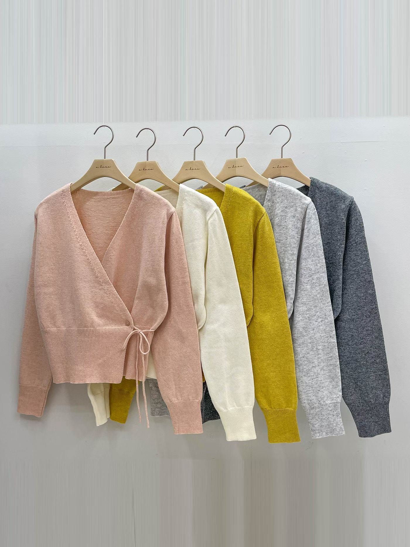 Elegant Draped V-Neck Waist-Defined Sweater(5 colors)