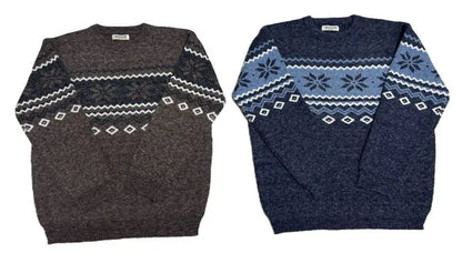 Nordic Snowflake Pattern Sweater
