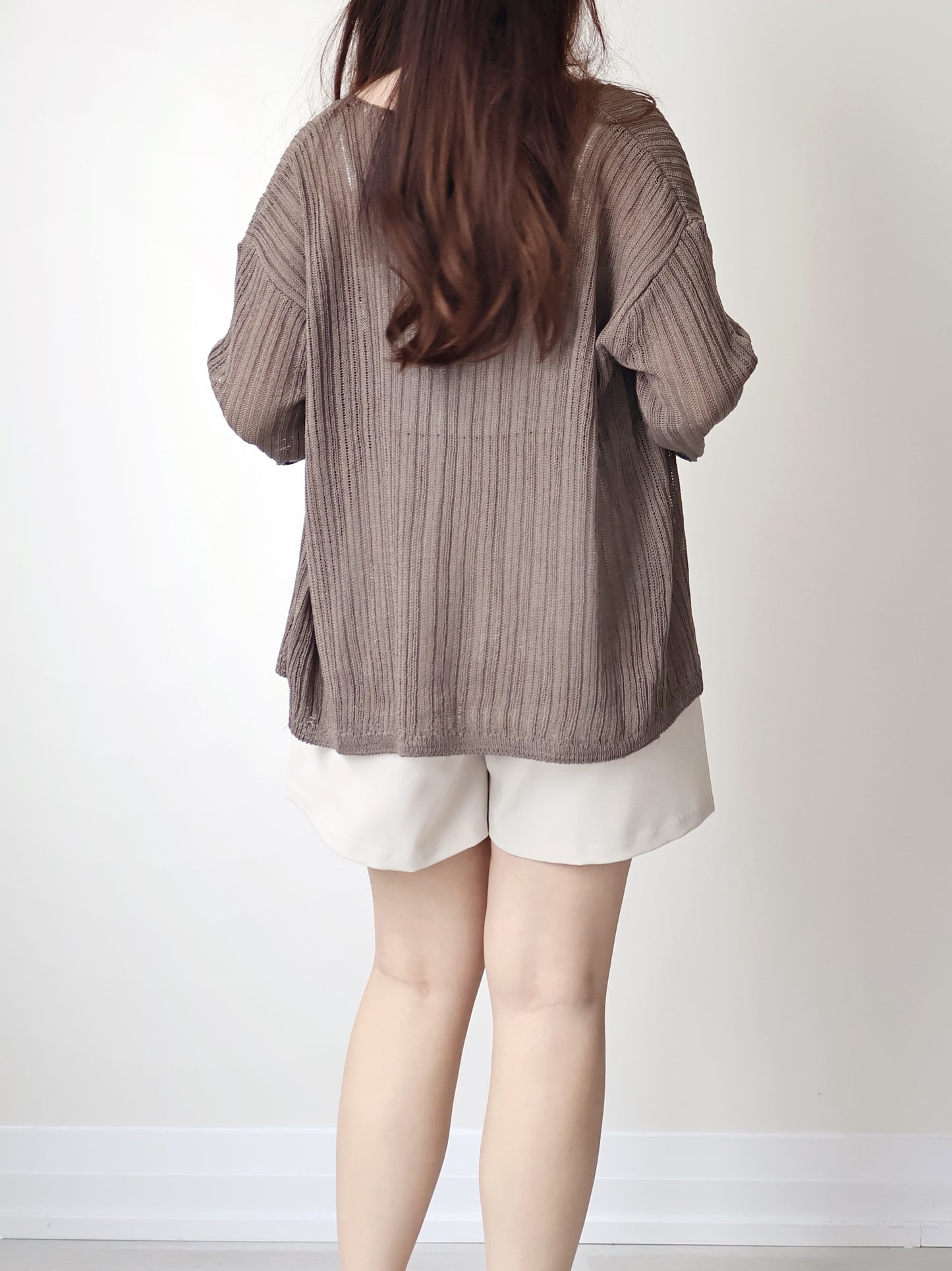 [Pear-Shape Friendly🍐] High-Waist Tailored Shorts with Pockets(Beige)