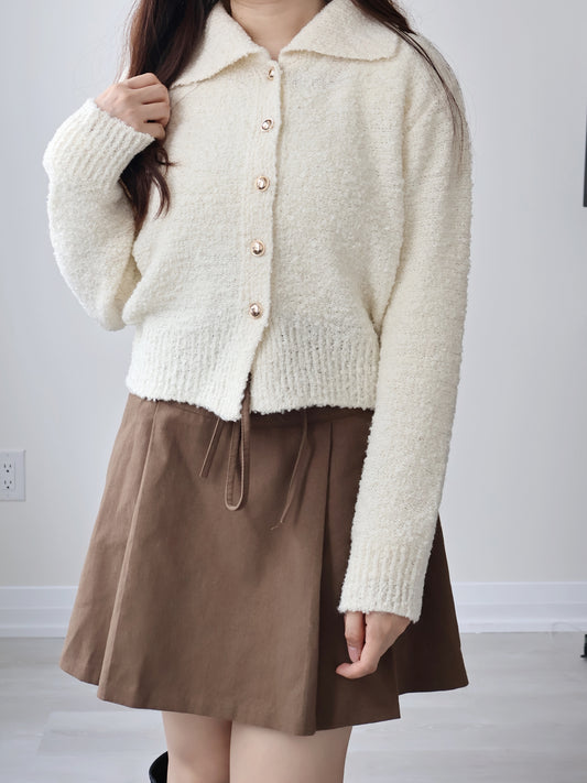 Elegant Lapel Collar Cloud-Soft Cardigan(4 colors)
