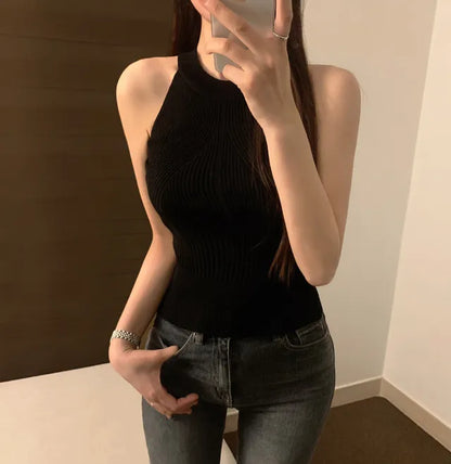 Sculpting Rib-Knit Tank Top(5 Colors)