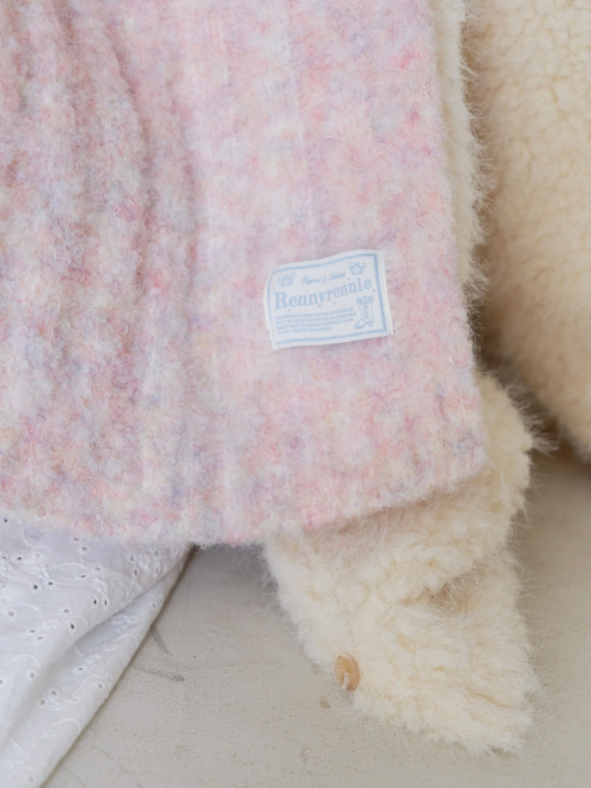 [Renny Rennie] 10% Wool！Fluffy Puppy Muffler(6 colors)