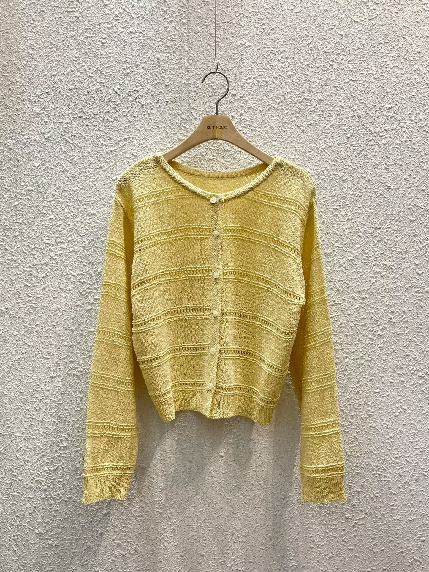 Delicate Hollow-Out Loose Knit Cardigan(5 colors)