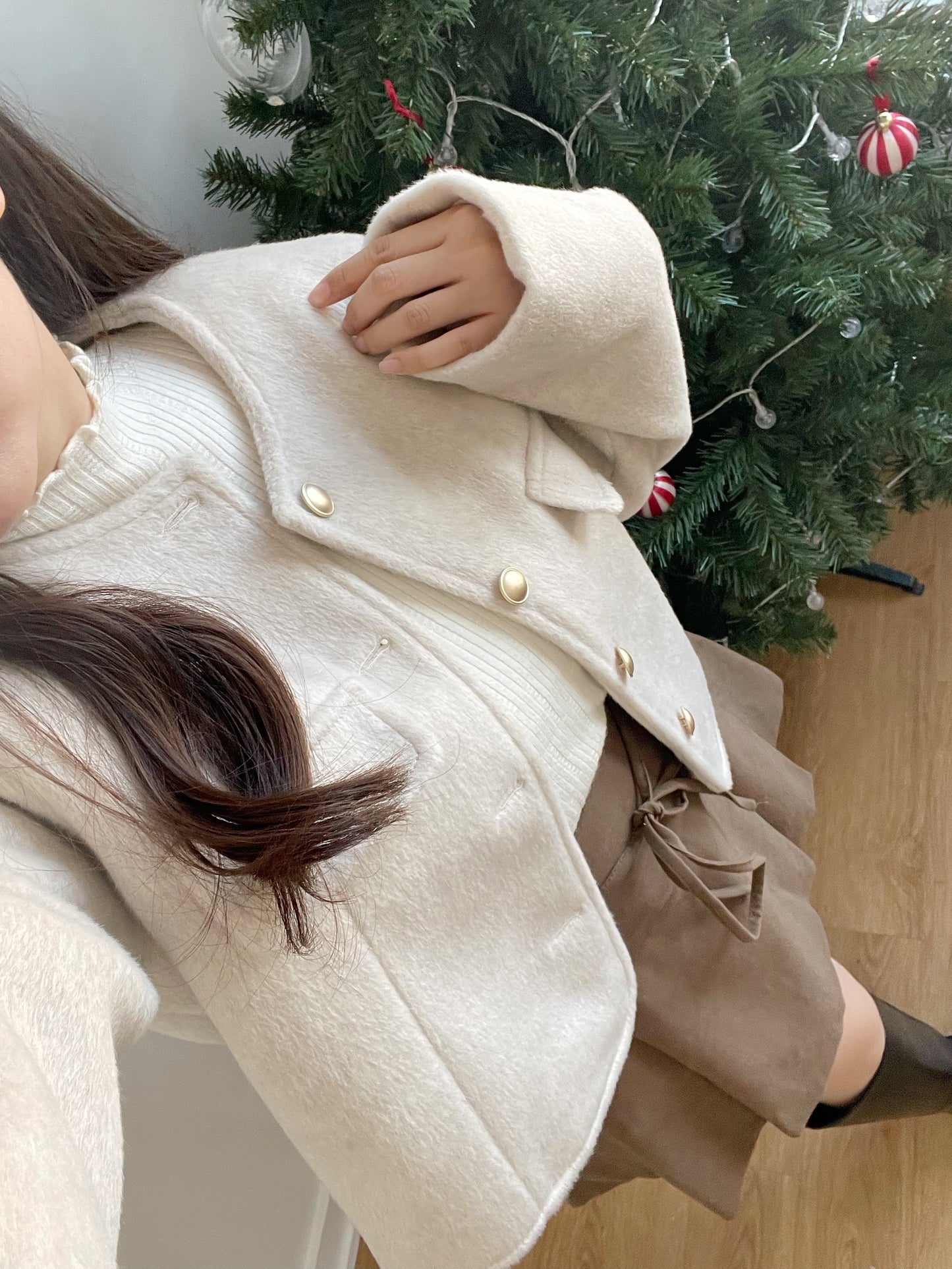 [20% WOOL] Luxury Coco Plush Jacket