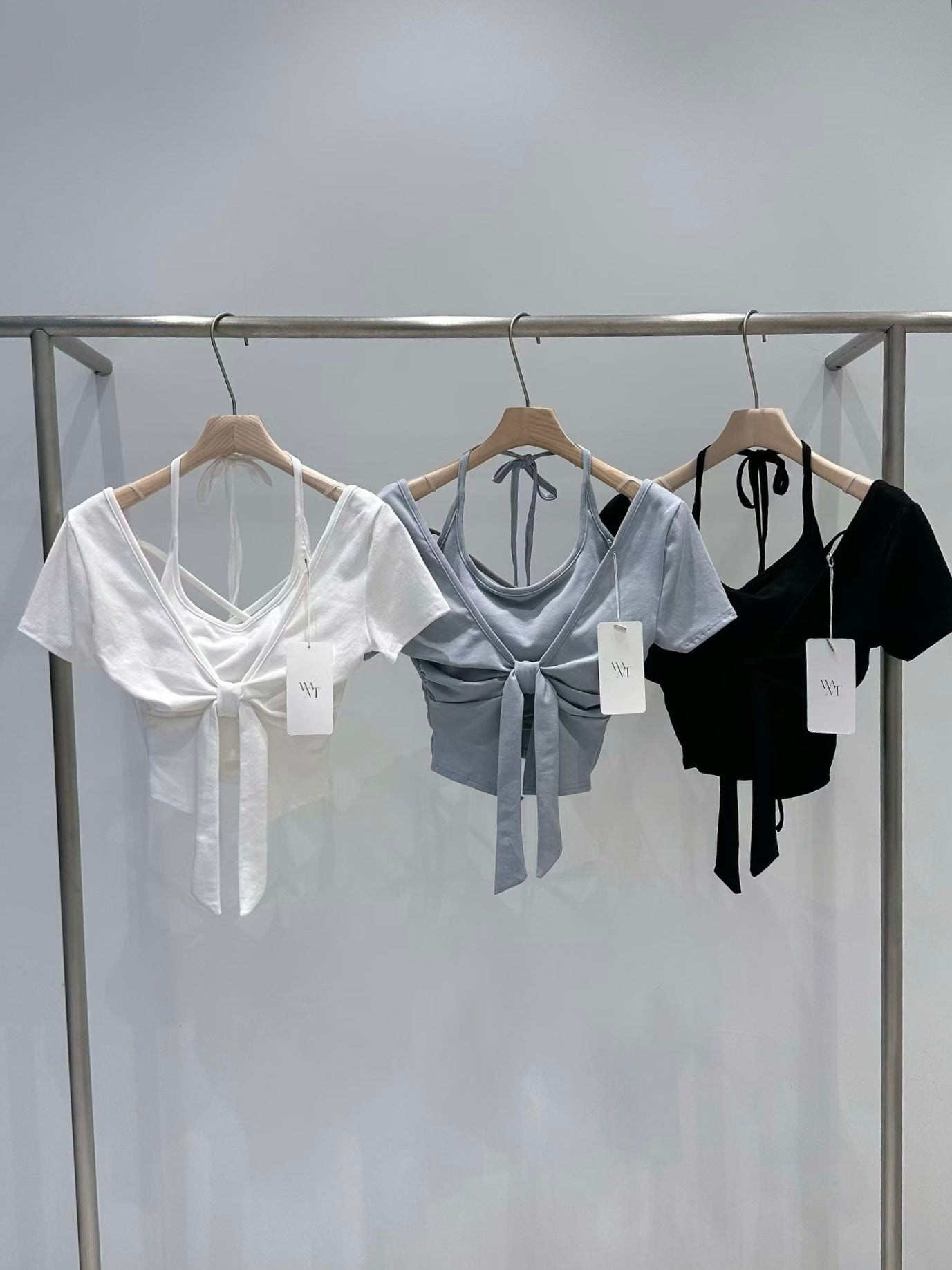 Charming Tie-Front Shrug + Padded Camisole 2-Piece Set(3 Colors)