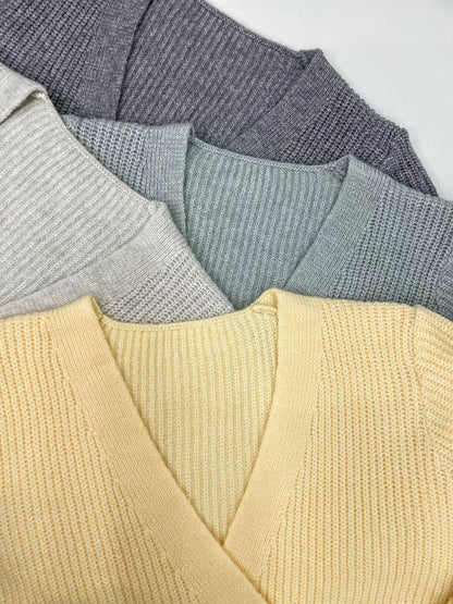 Spring V-neck Cardigan(4 colors)
